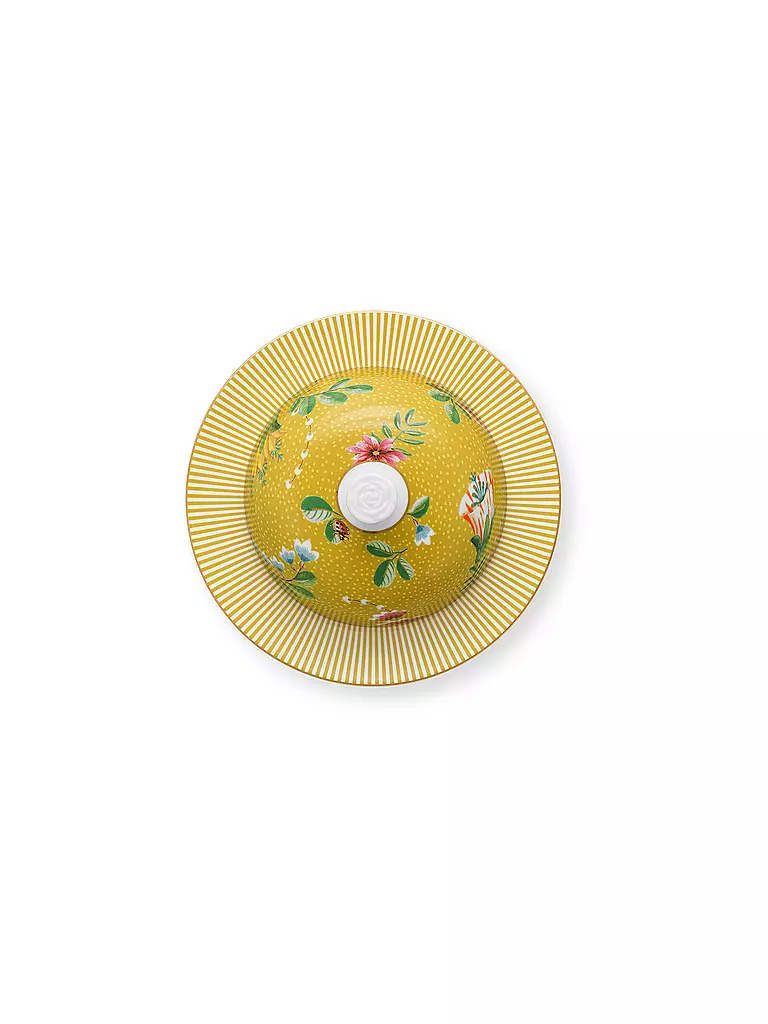 PIP STUDIO Butterdose rund LA MAJORELLE 17x8cm Gelb gelb