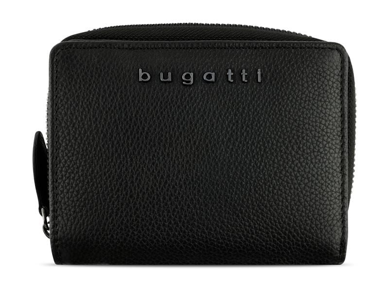 Bugatti Portemonnaie Bella 12 cm, Schwarz Damenbörse