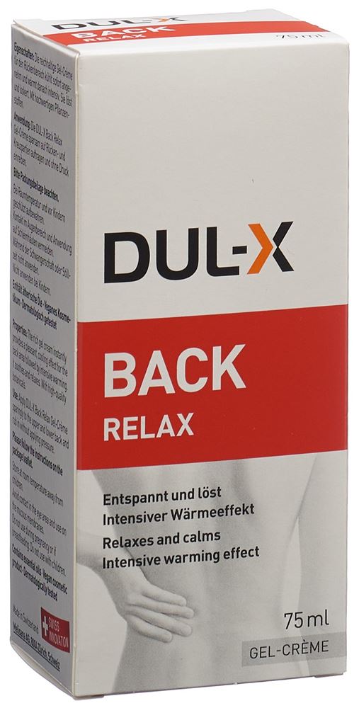 DUL-X Back Relax<br>75 ml, Dispenser, Gel Creme, N