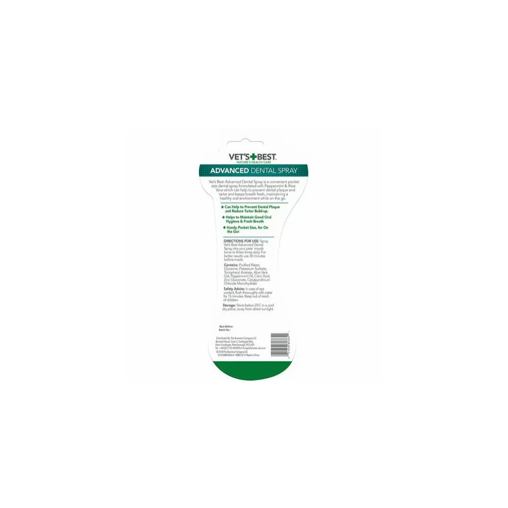 Vets Best Tandpleje spray - 14 ml
