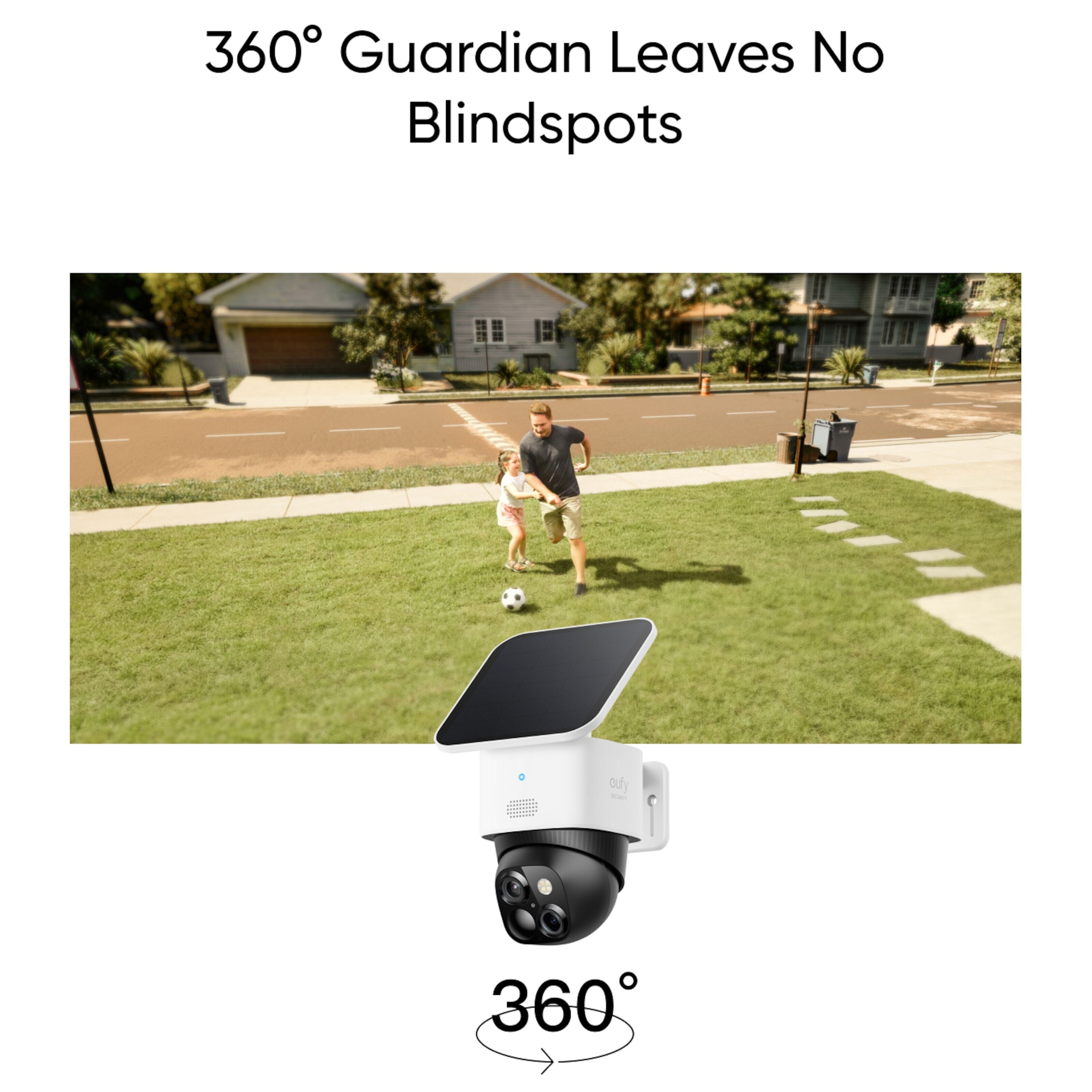 Eufy SoloCam S340 Trådløst overvåkingskamera med solpanel
