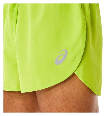 Short splité Asics Core Run Jaune Homme