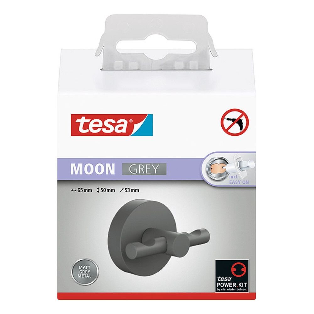 HÅNDKLEKROK TESA DOBBEL MOON GREY