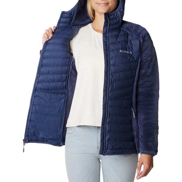 Doudoune randonnée COLUMBIA POWDER LITE SHERPA HYBRID FULL ZIP W NOCTURNAL