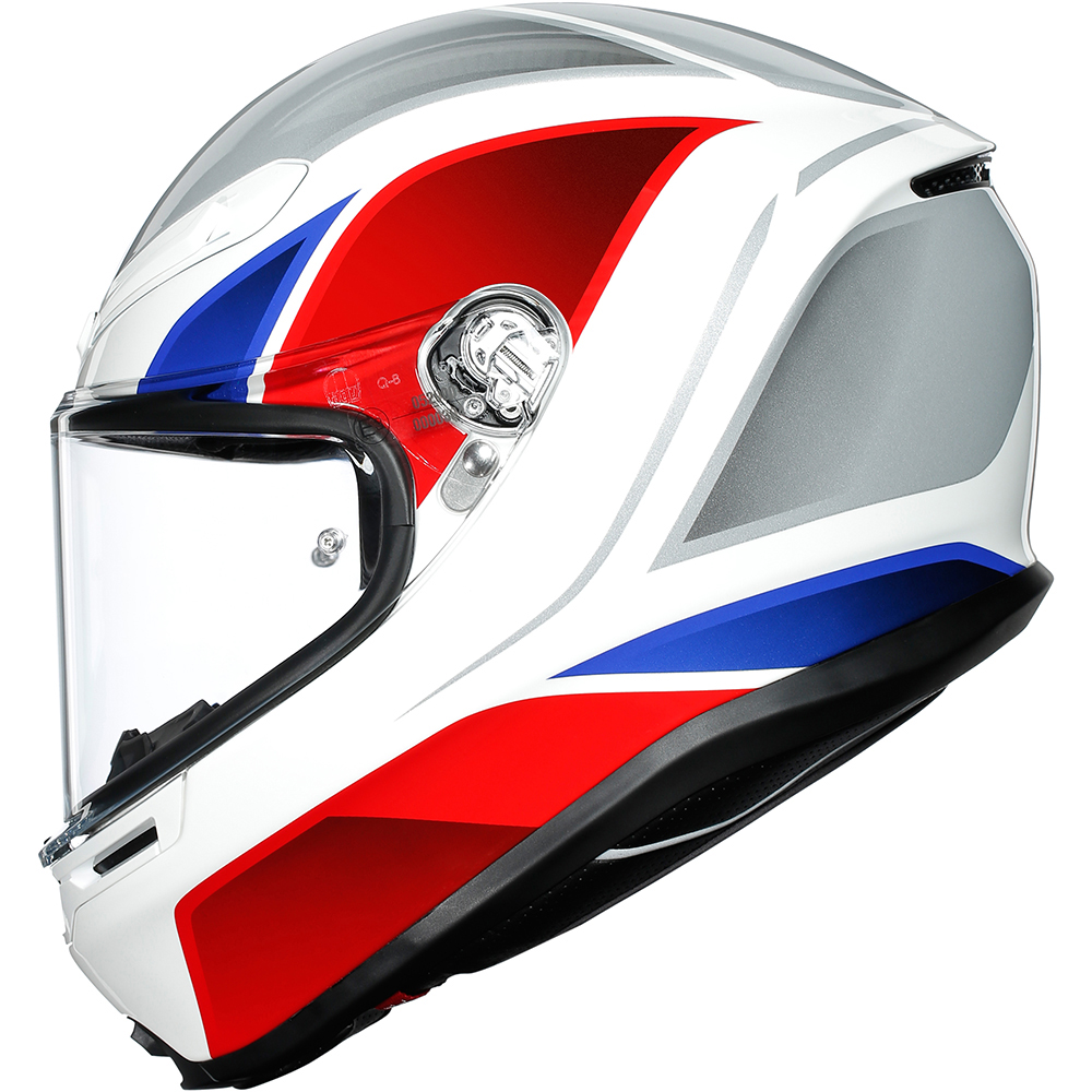 AGV - Casque K6 Hyphen Blanc / Rouge / Bleu / Gris