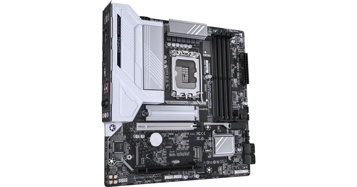 GIGABYTEB860M GAMING X WIFI6E socket 1851 moederbord  (RAID, 2,5Gb-LAN, Wi-Fi 6E, BT, Sound, µATX)