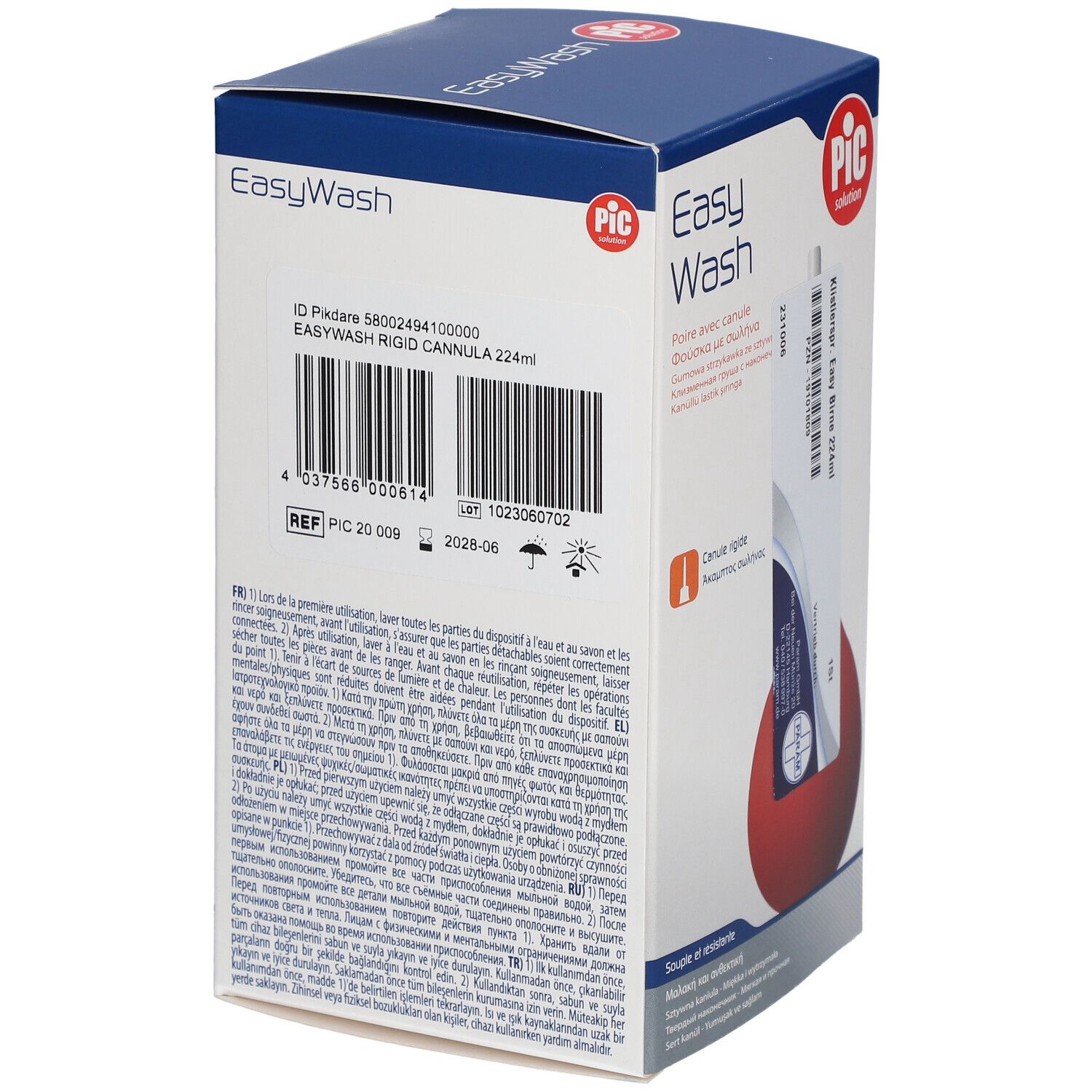 KLISTIERSPRITZE Easy 224 ml birnförmig
