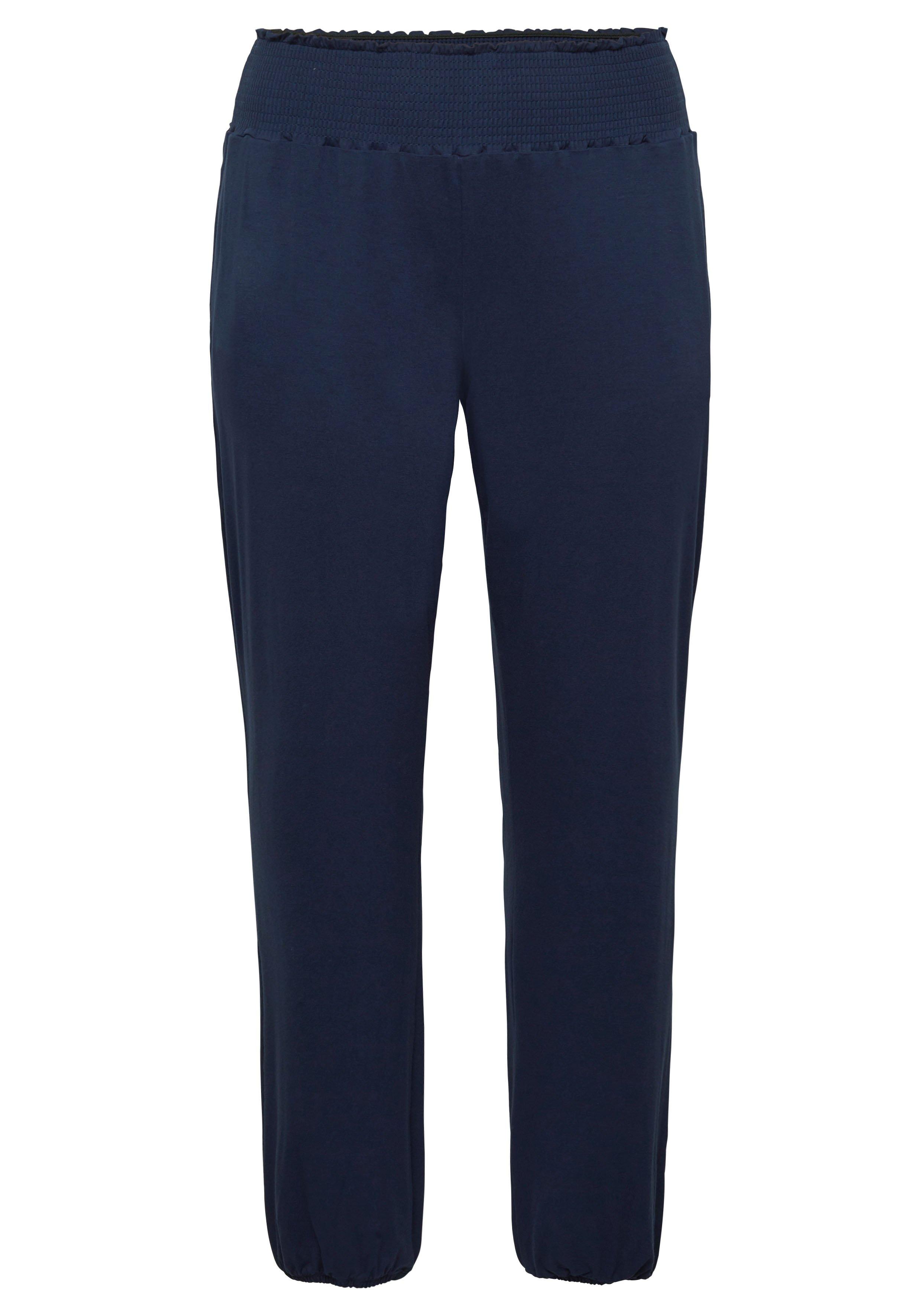 Jerseyhose mit breitem Smokbund