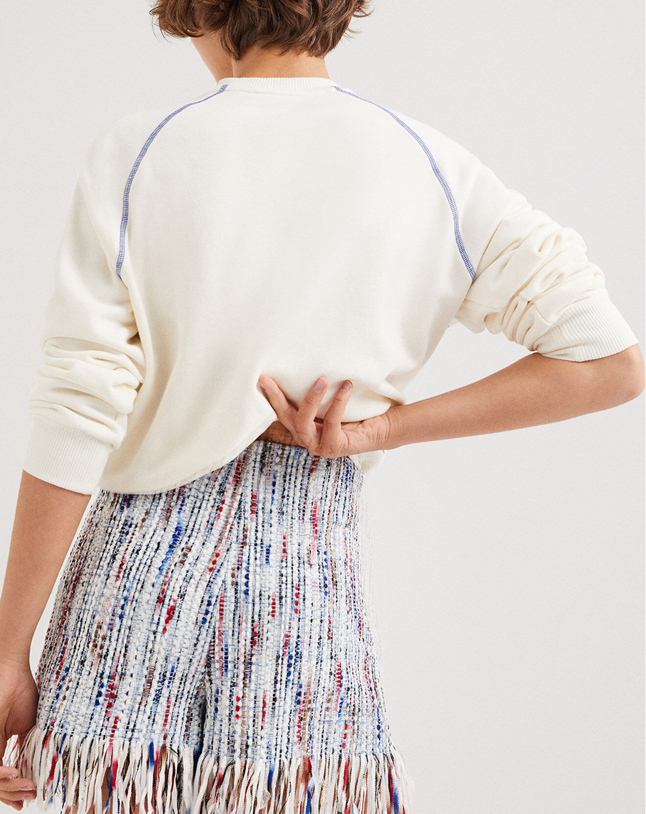 Desigual Short Talya blanc