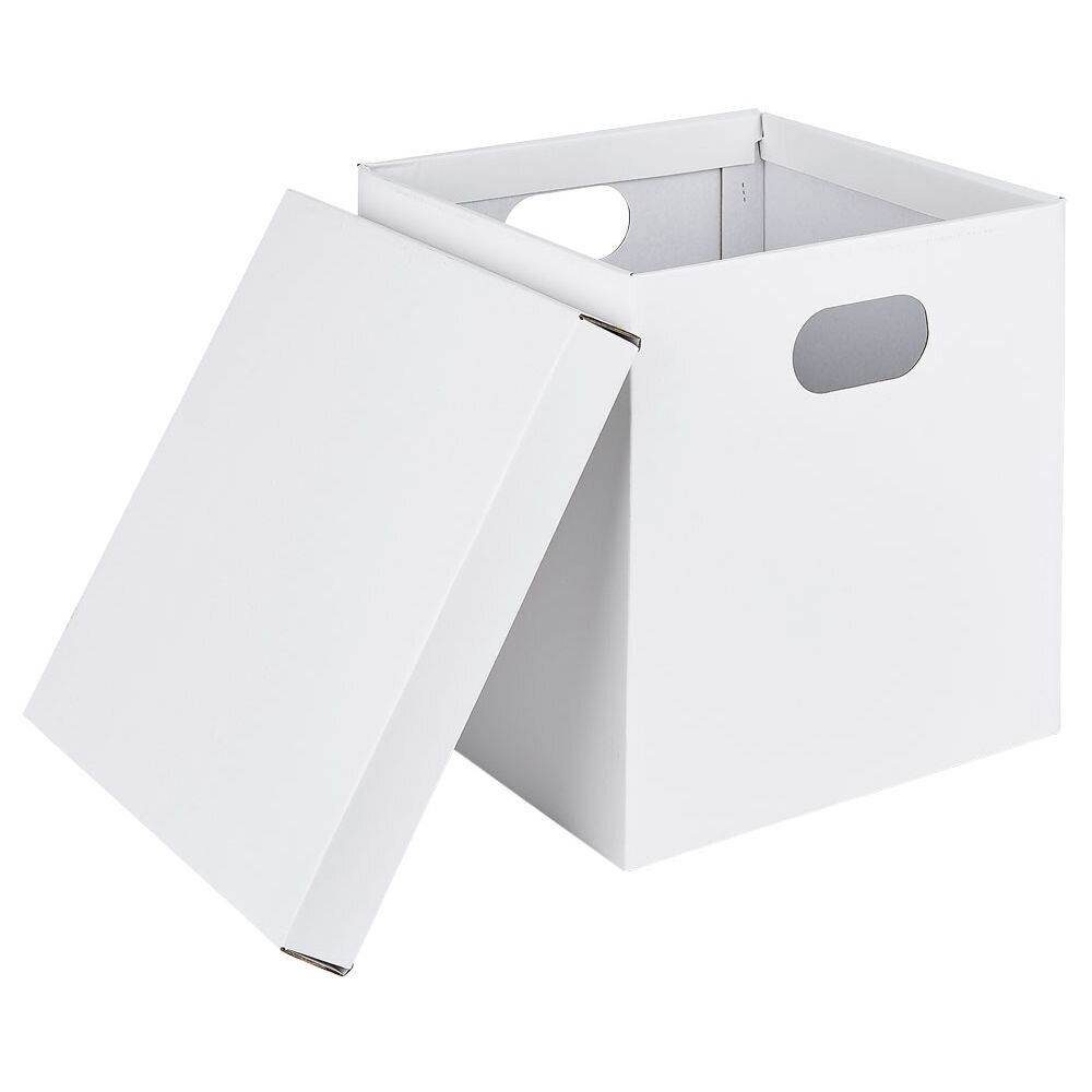 Boîte carton noire ou blanche 27x27xH27cm
