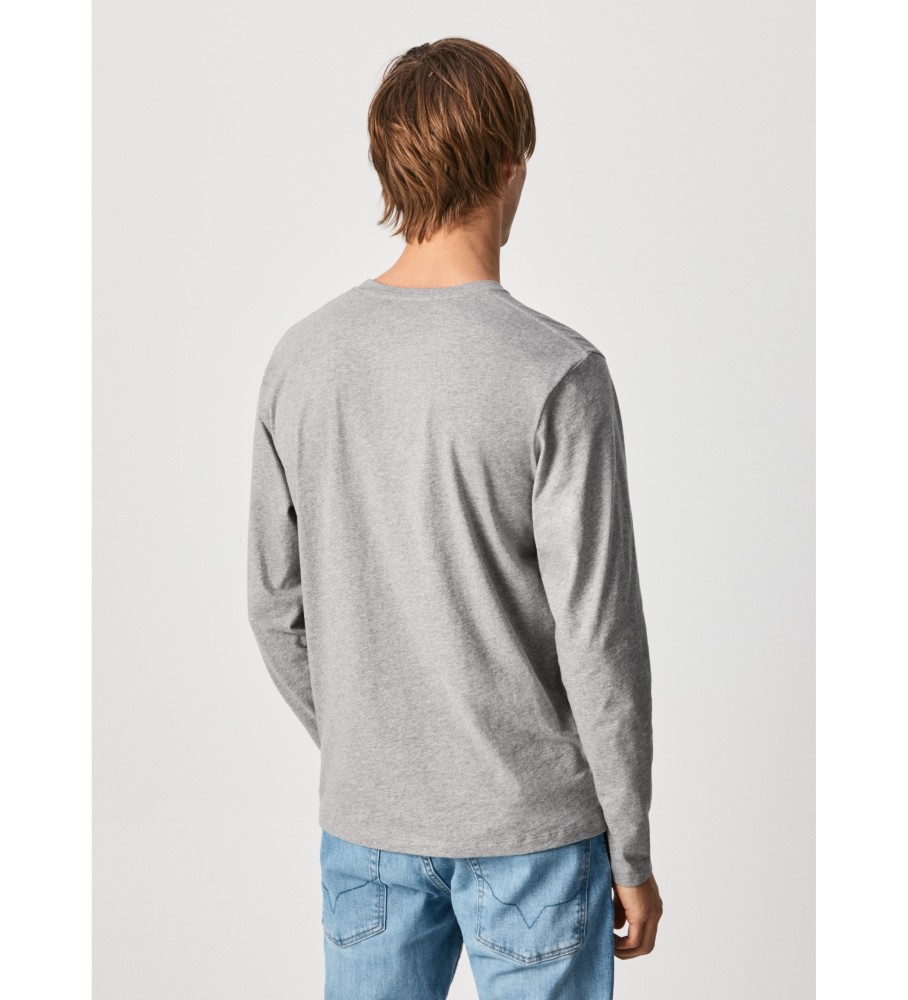 Camiseta Pepe Jeans Eggo Largo N cinza