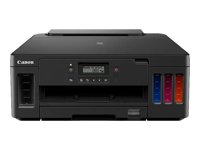 Canon PIXMA G5050 - Printer - farve - Duplex - blækprinter - kan genopfyldes - A4/Legal - op til 13 ipm (mono) / op til 6.8 ipm (farve) - kapacitet: 350 ark - USB 2.0, LAN, Wi-Fi(n)
