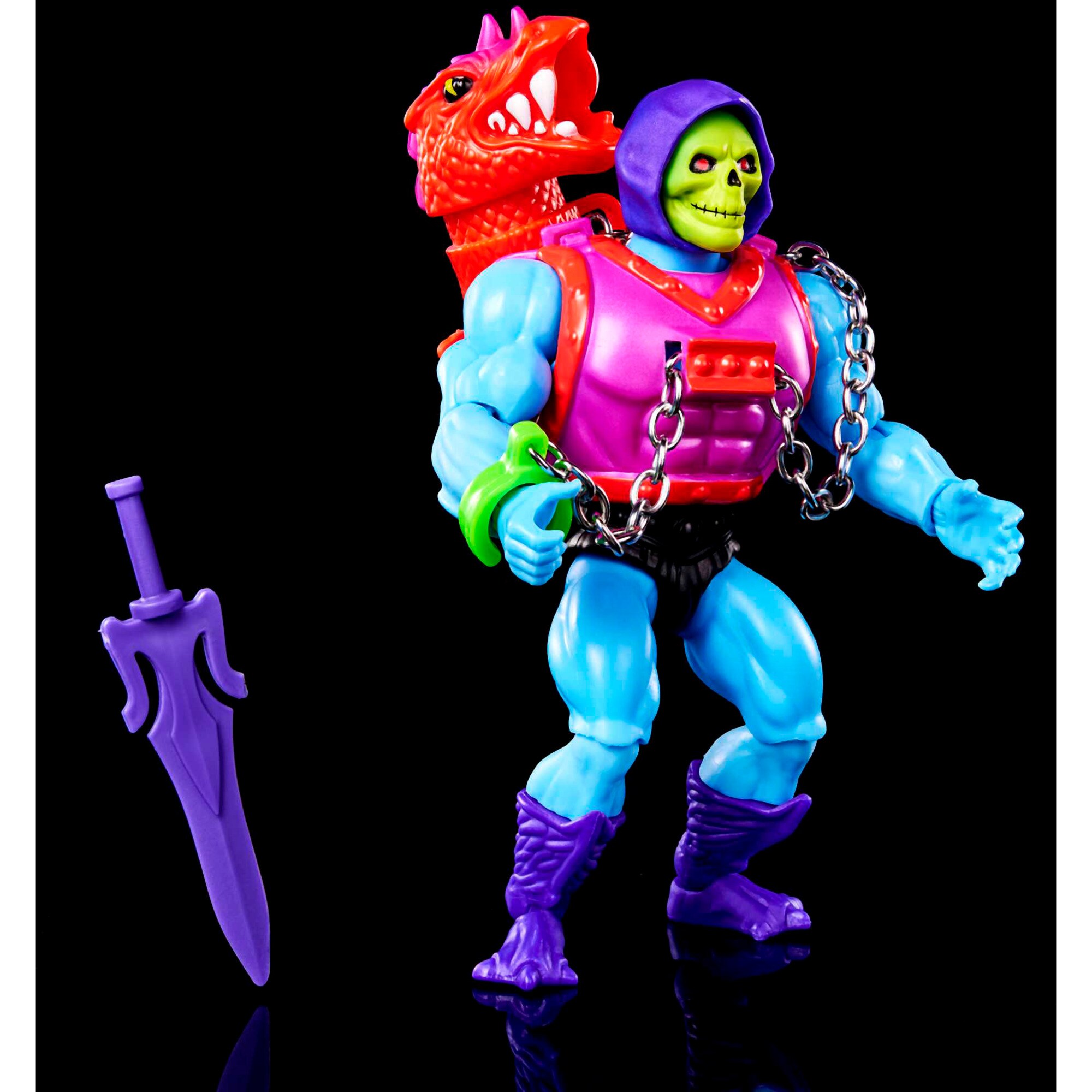 Mattel Spielfigur Masters of the Universe Origins Actionfigur Deluxe Dragon Blaster Skeletor