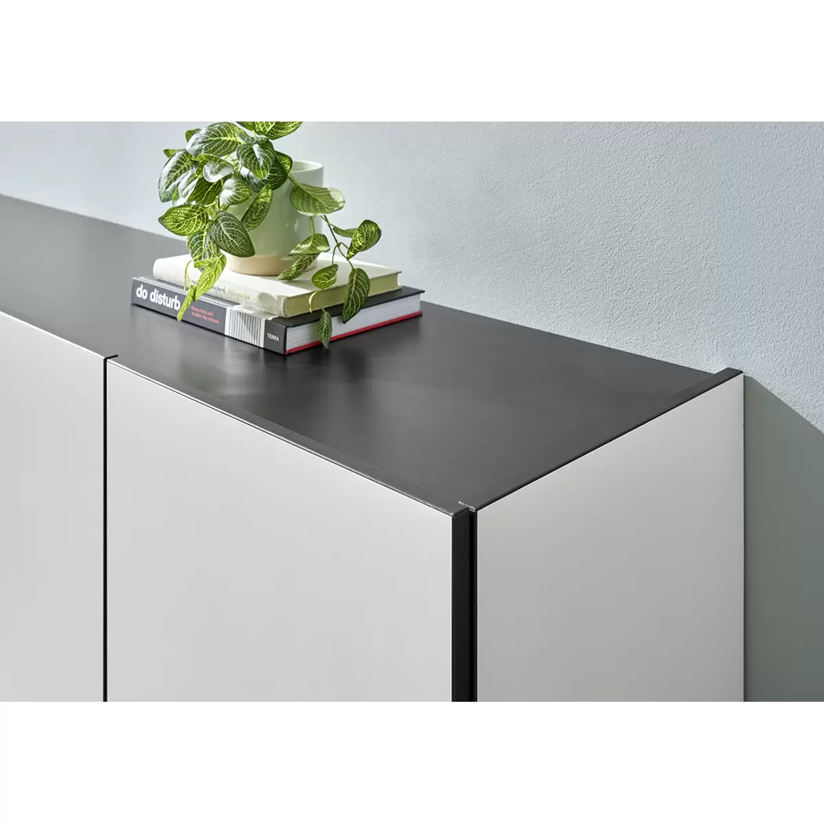 Highboard Vega schwarz,weiss