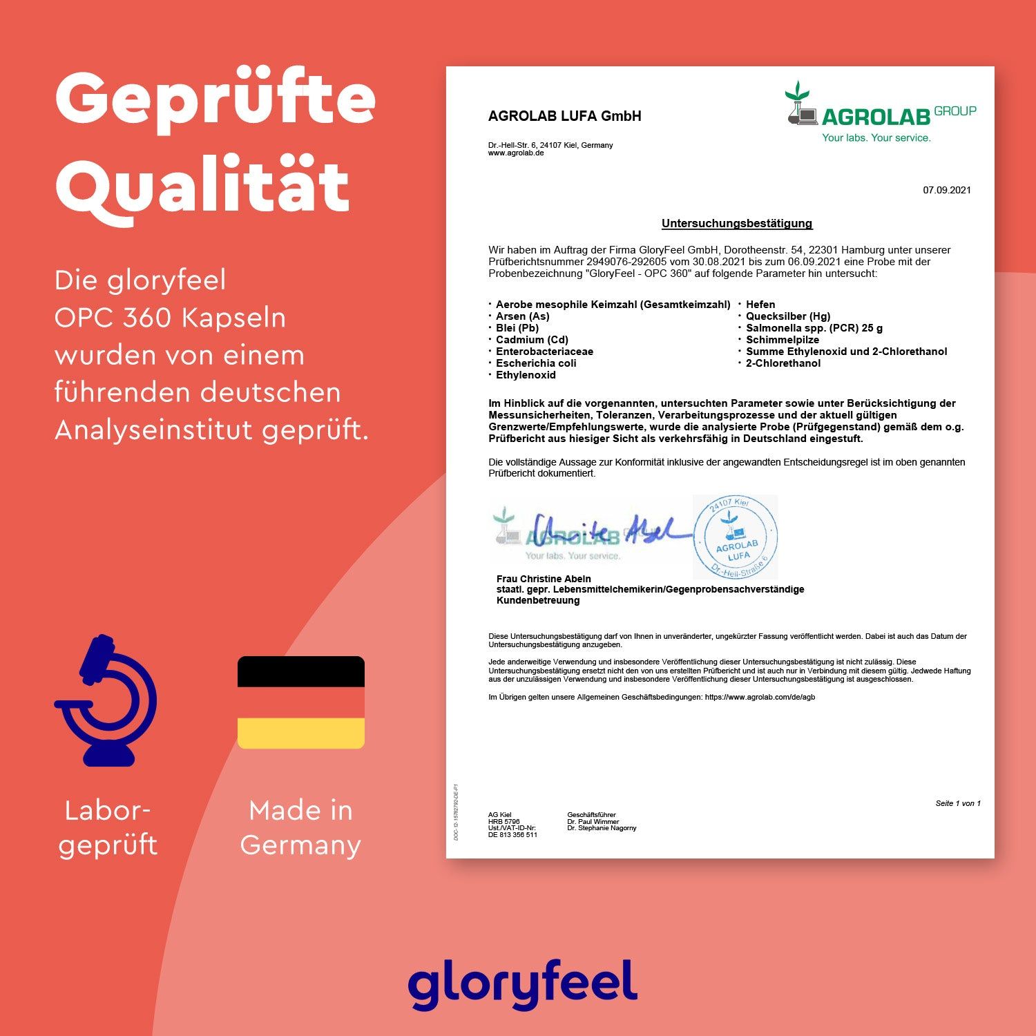 gloryfeel® OPC 360 Kapseln