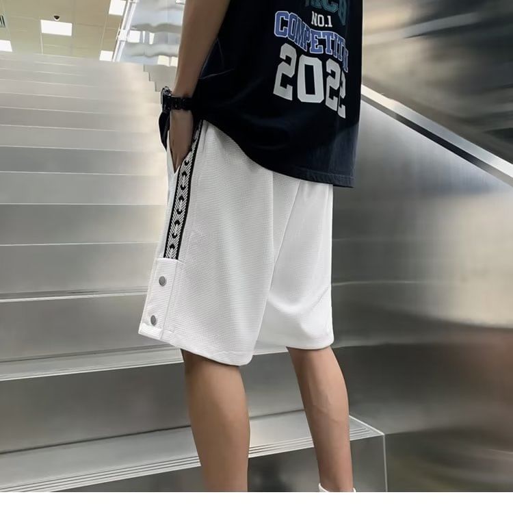 Craltuxe - Gestreepte shorts met trekkoordtaille
