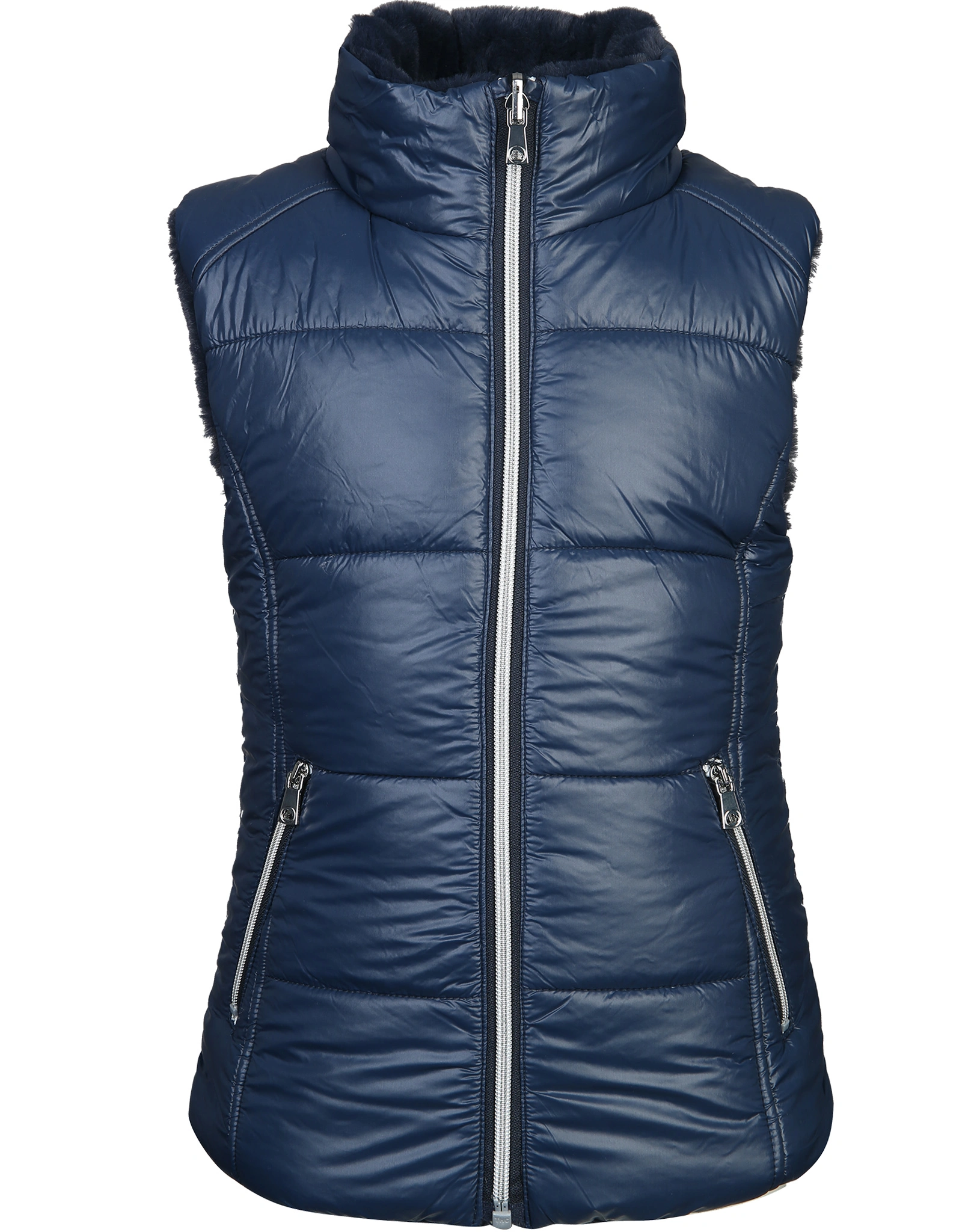 Steppweste PLUSH zum Wenden in dark navy