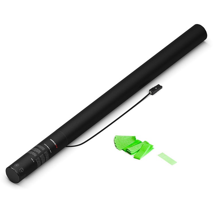 Magic FX EC04GRF Electric Confetti Cannon 80 cm UV Fluo groen