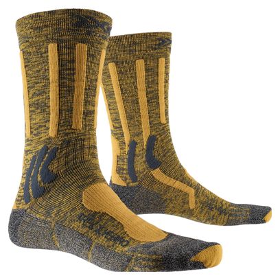 Chaussettes X-SOCKS Trek X Merino Homme Jaune/Gris