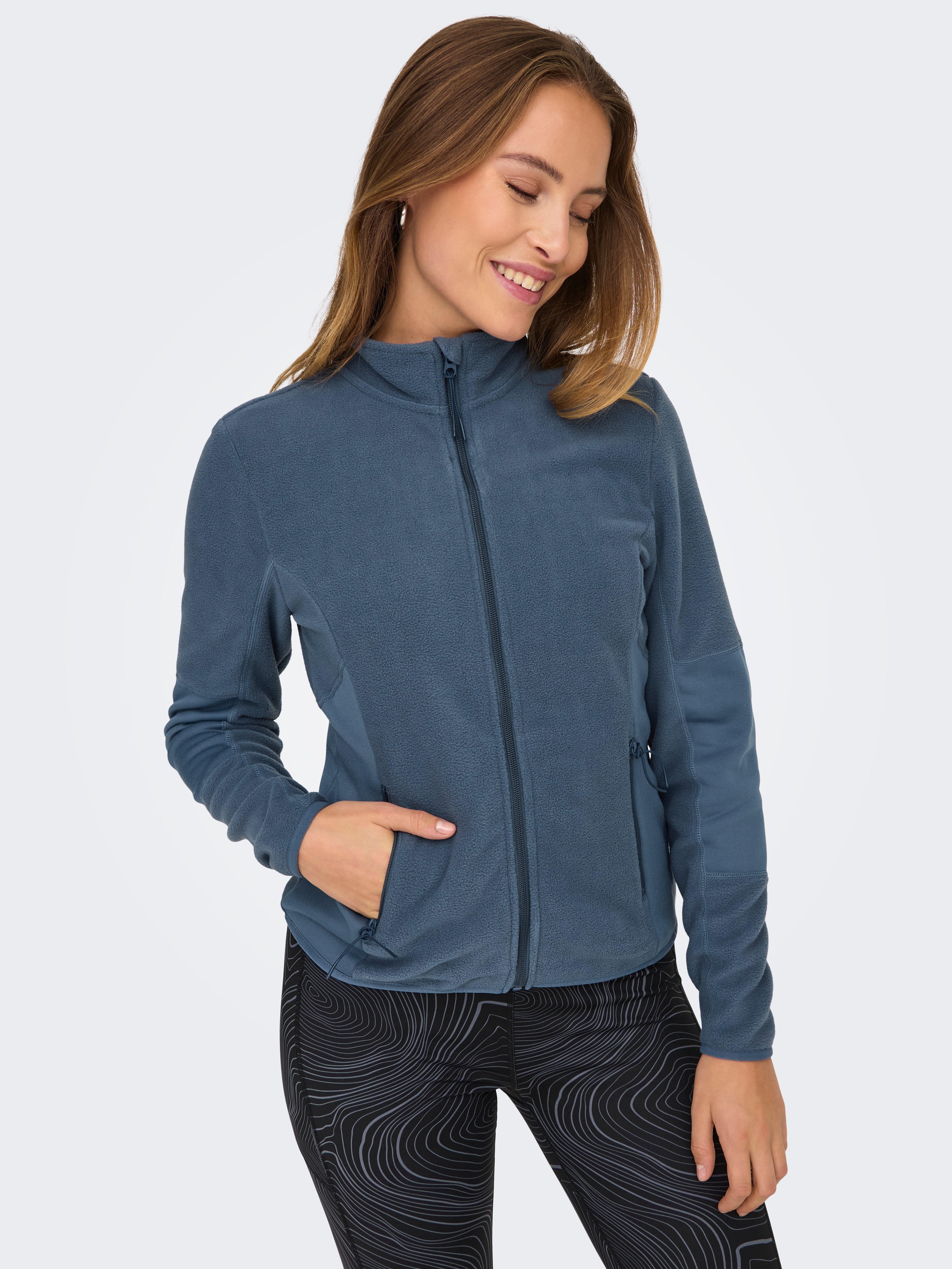 ONPJETTA-INO Fleecejacke Vintage Indigo