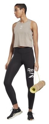 Collant Long Femme Reebok Big Logo Noir