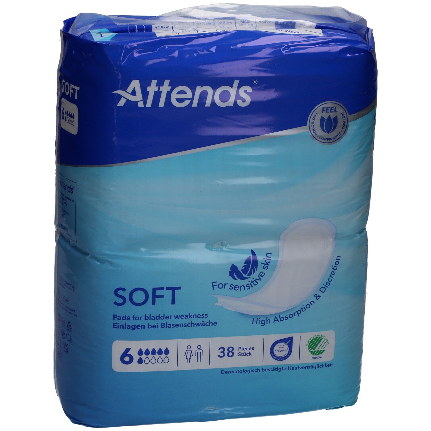 Attends® Soft 6 Einlagen
