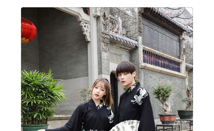 Girls Supply - Bijpassende traditionele Chinese geborduurde jas / top / rok / set