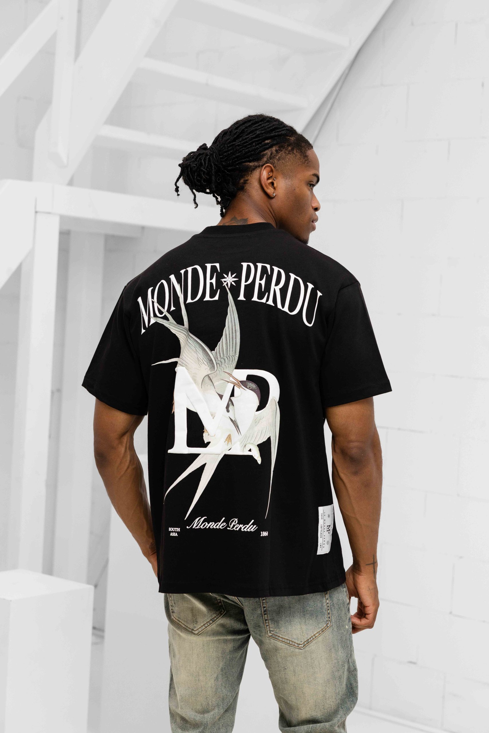 Le Monde Perdu Sterna T-Shirt Heren Zwart