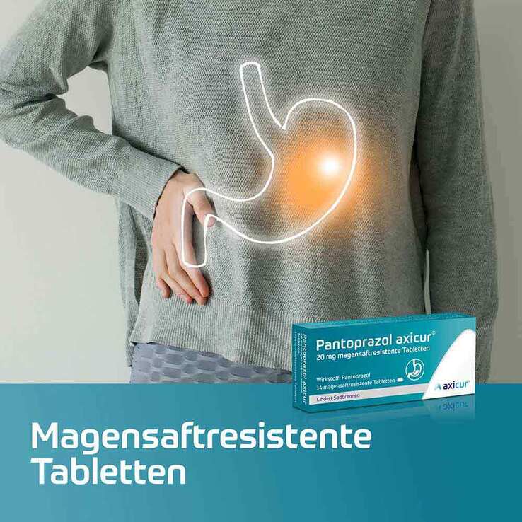 Pantoprazol axicur®  20 mg Tabletten  , 7 St