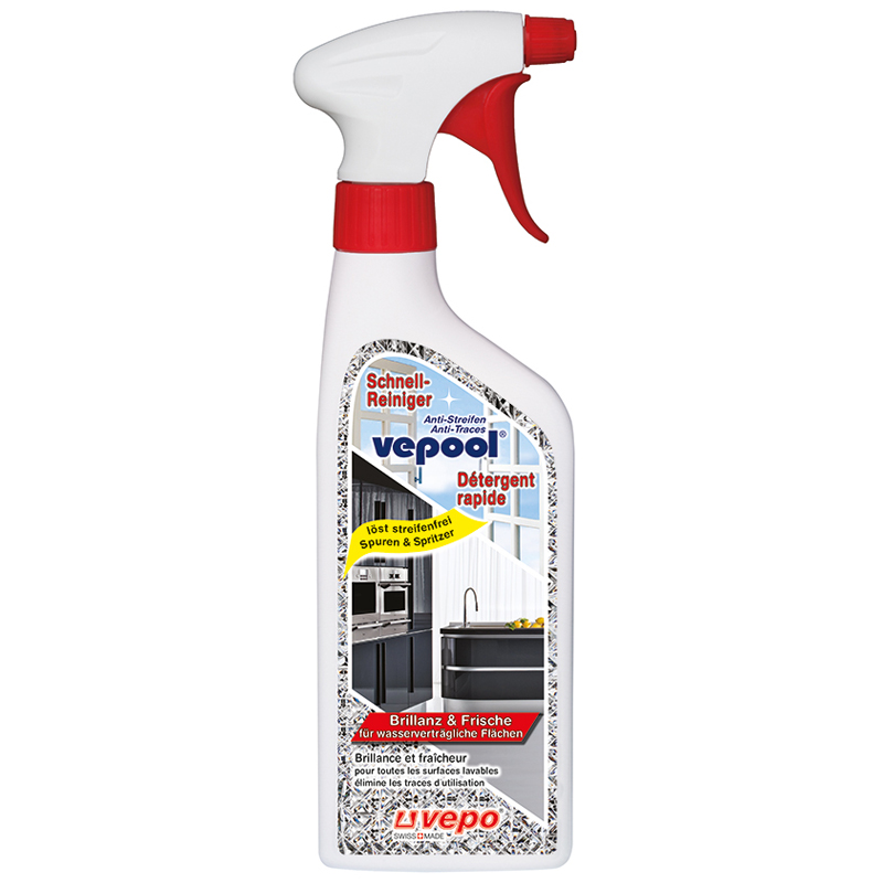 Vepool Anti-Streifen Schnellreiniger 360° Vapo 500 ml