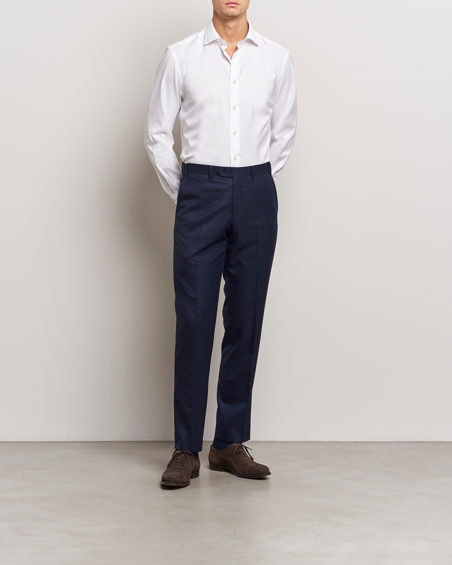 Charles Tyrwhitt Slim Fit Non Iron Cotton Twill Shirt White
