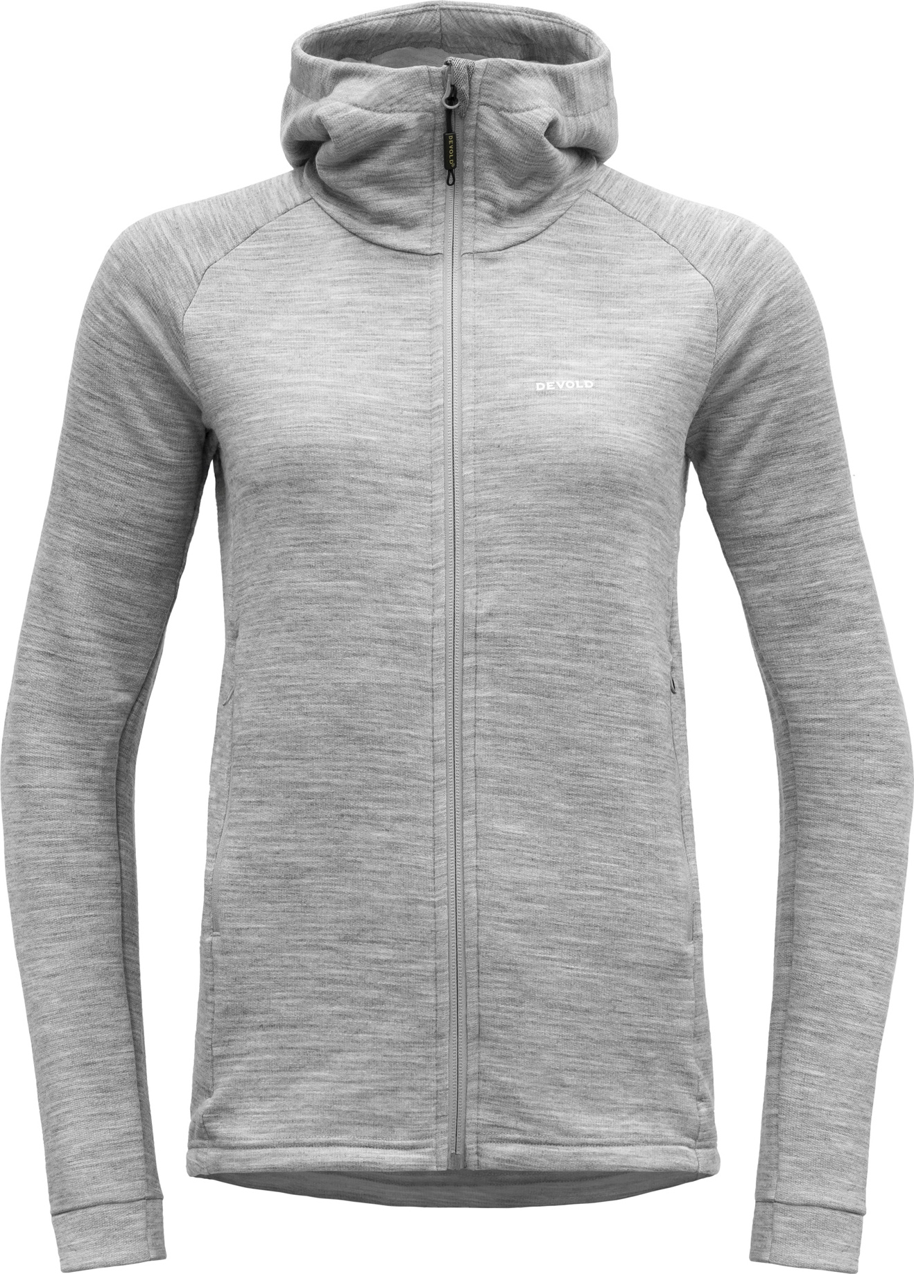Nibba Merino Hooded Jacket Dame 770A/Grey Melange