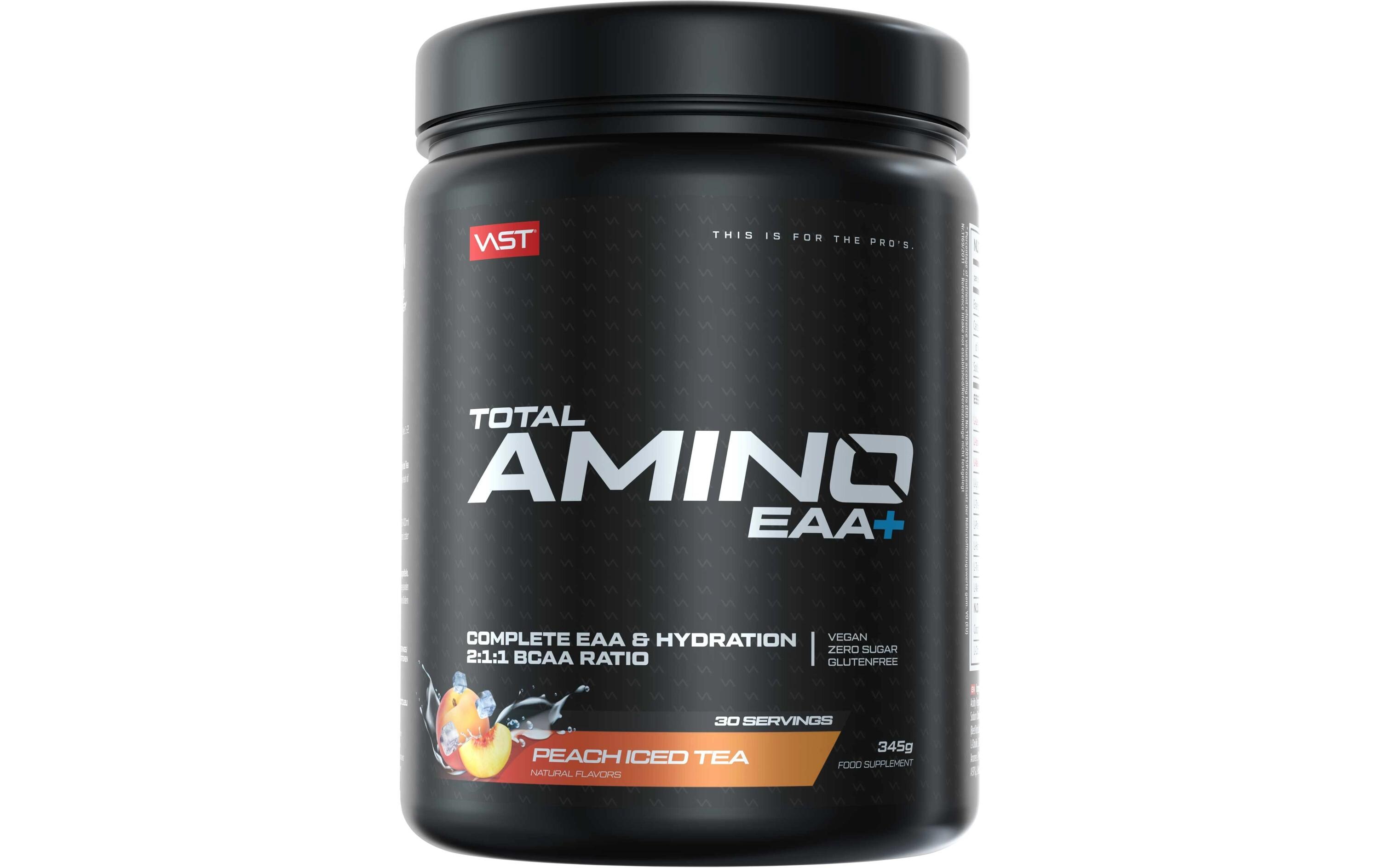 Pulver Total Amino EAA+ Dose: 381g, Peach Iced TeaEAA Pulver mit L-Citrullin
