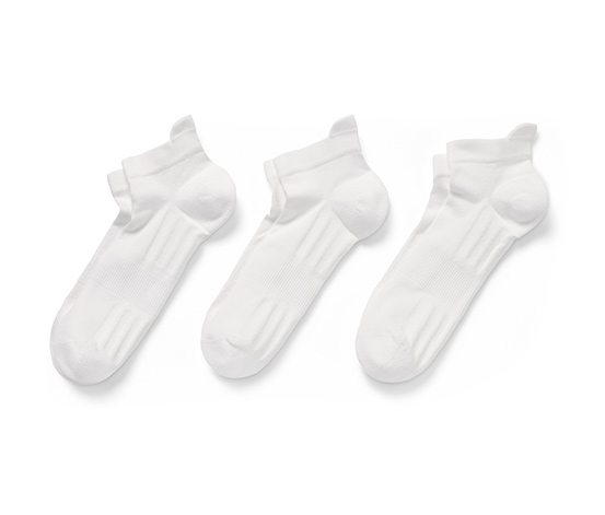 3 Paar Profi-Laufsocken, weiß