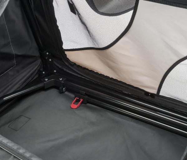 Trixie Hundetransportbox Vario, schwarz/grau