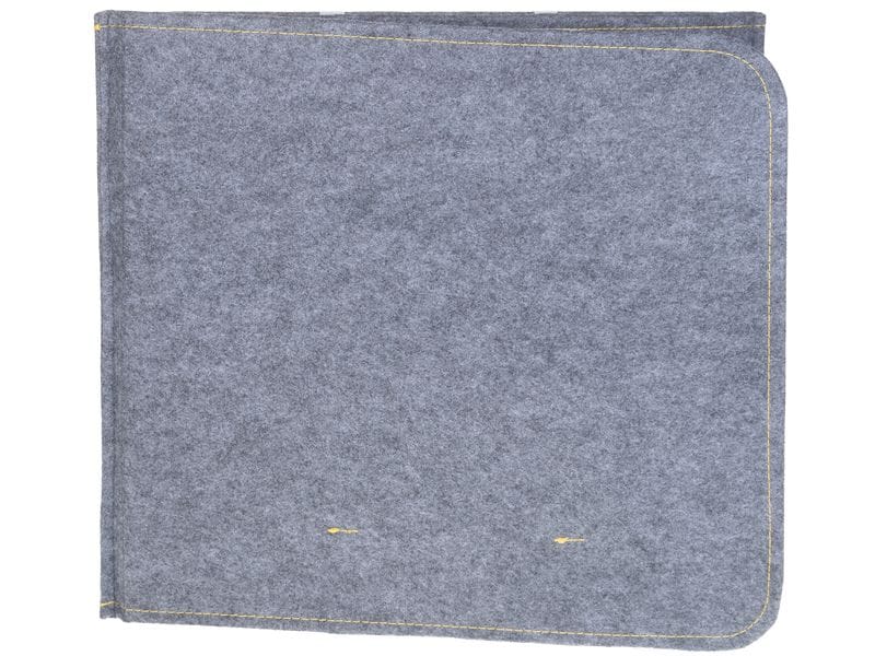 FTM Schreibtischtrennwand 39 x 121 cm, Grau Trennwand für mehr Privatsphäre in der Schule und im Büro