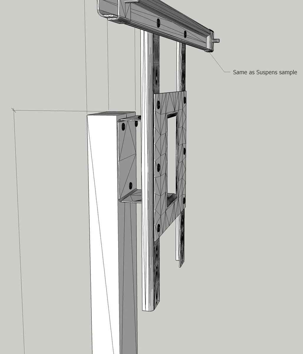 NorStone Suspens Plus Blanc Supports TV