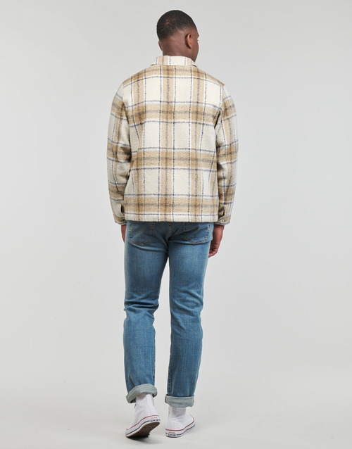 Scotch & Soda - Wool-Blend Zip-Thru Check Overshirt - Camel