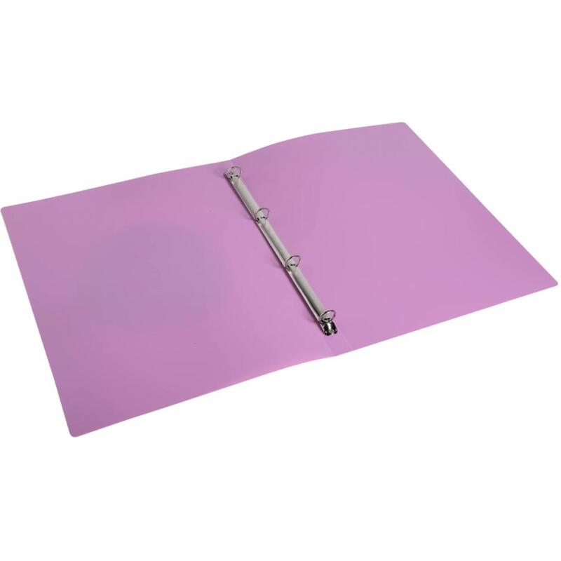 Classeur 4 anneaux 15mm polypropylène recyclé Ellipse - A4 - Couleurs assorties