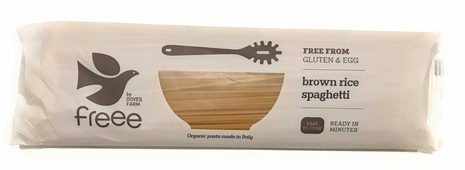 Espaguete de arroz integral orgânico Doves Farm 500g - Oportunidade