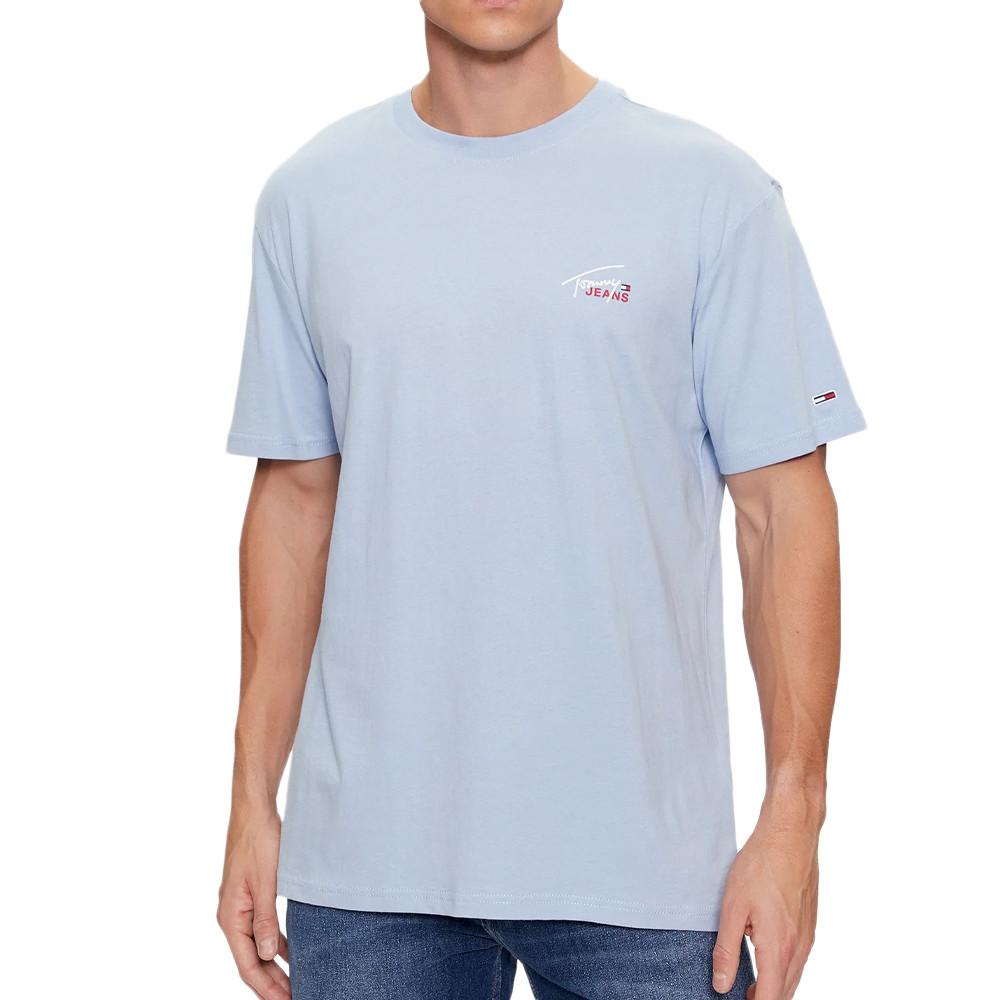 Tommy Hilfiger T-shirt Bleu Homme Tommy Hilfiger Small Flag