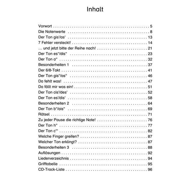 Holzschuh Verlag Jede Menge Flötentöne 3 + CD