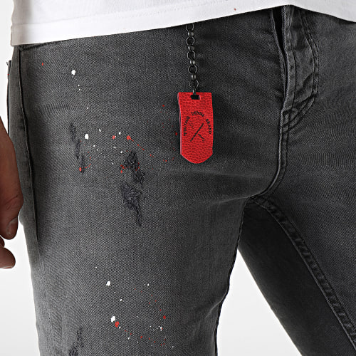 Jean Skinny Gris Anthracite