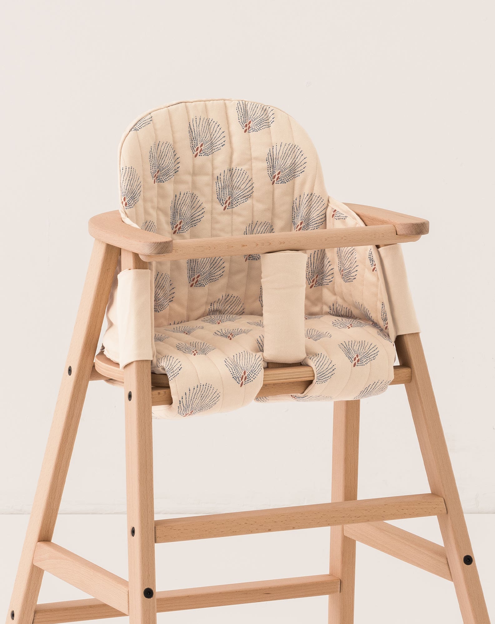 Coussin pour chaise haute growing green | Blanc