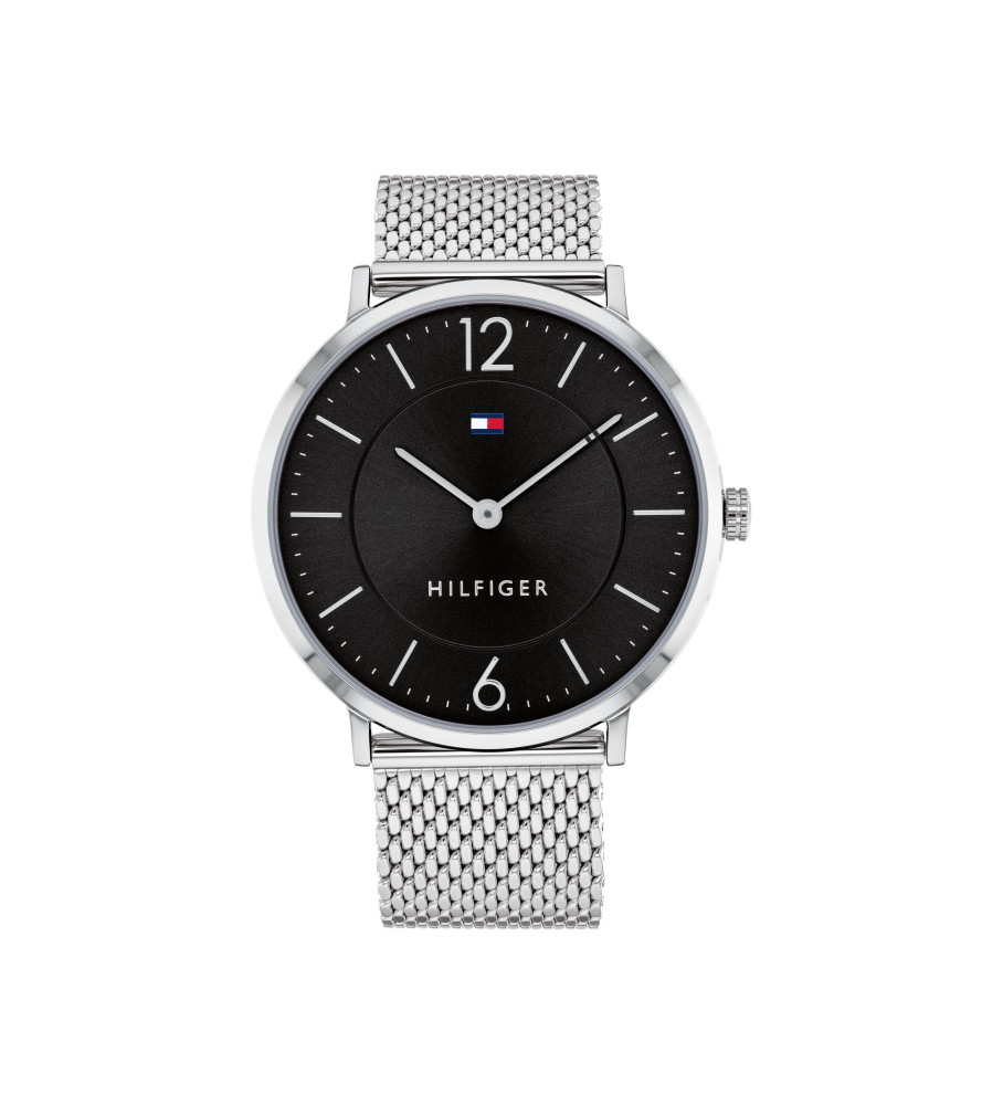 Relógio analógico ultrafino Tommy Hilfiger preto