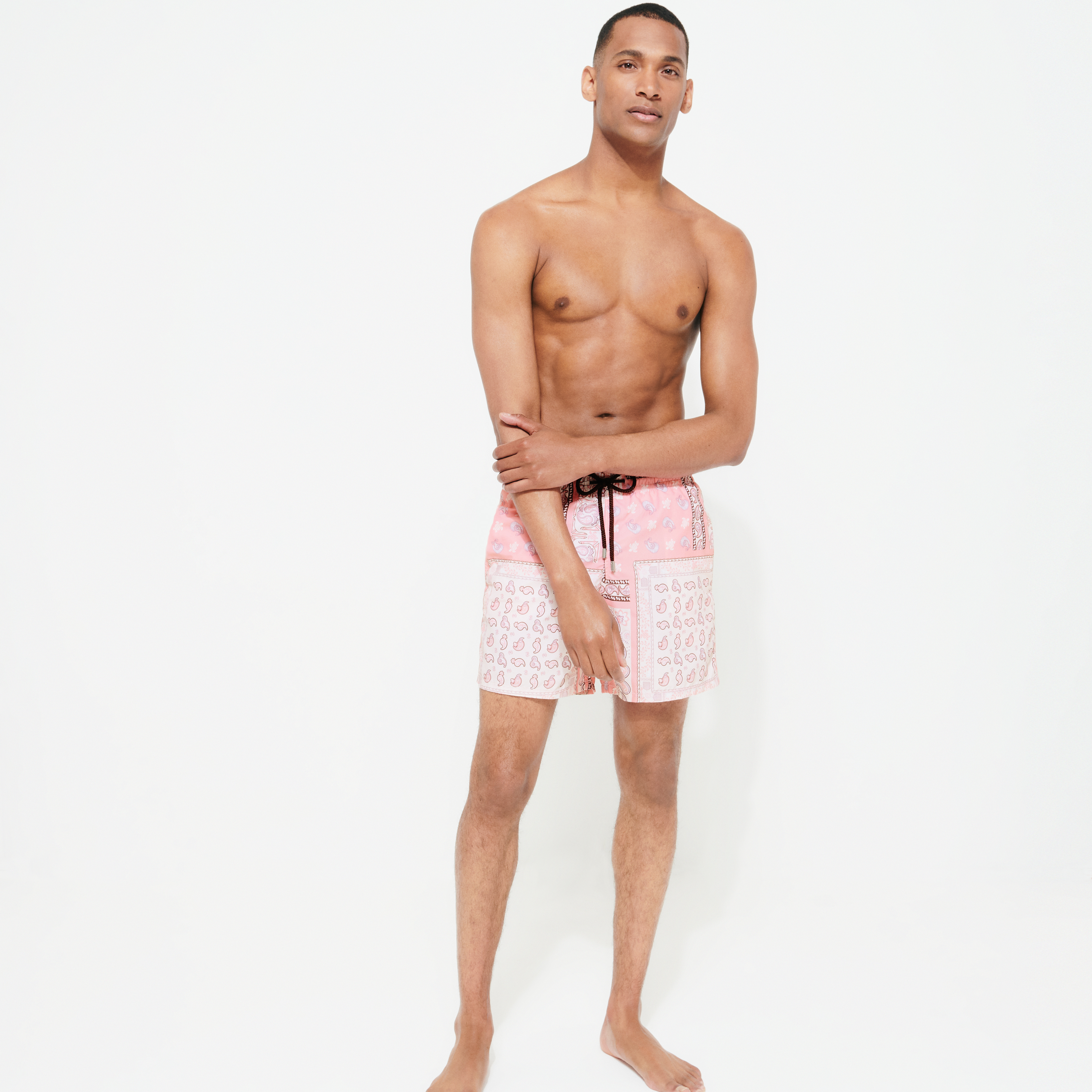 Maillot de Bain Homme Bandana - Bape® Black x Vilebrequin