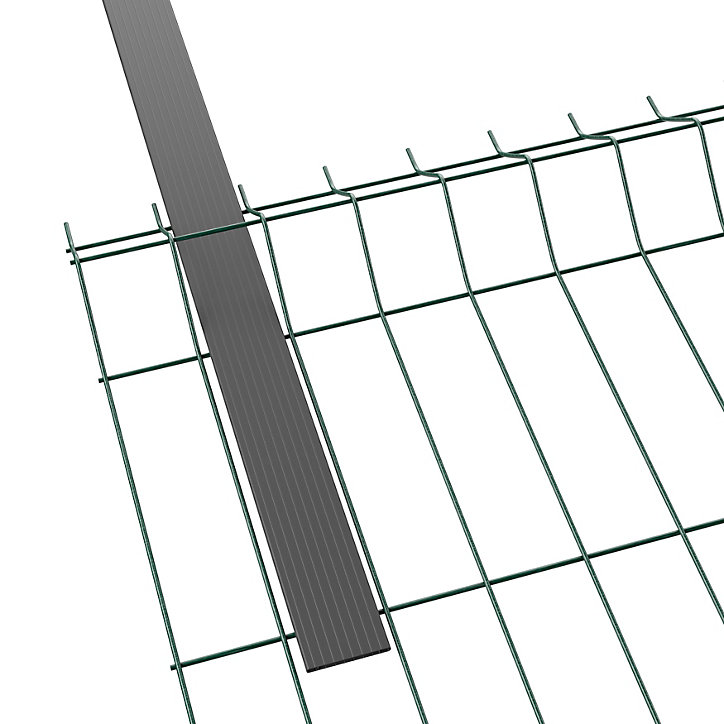 Kit lamelles d'occultation gris H.173 cm