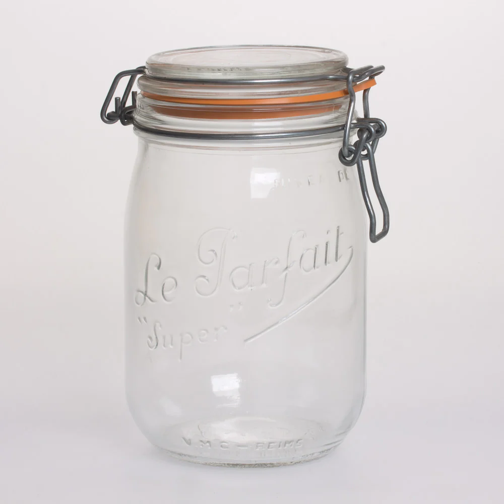 Pack de 6 bocaux 1 L Le Parfait