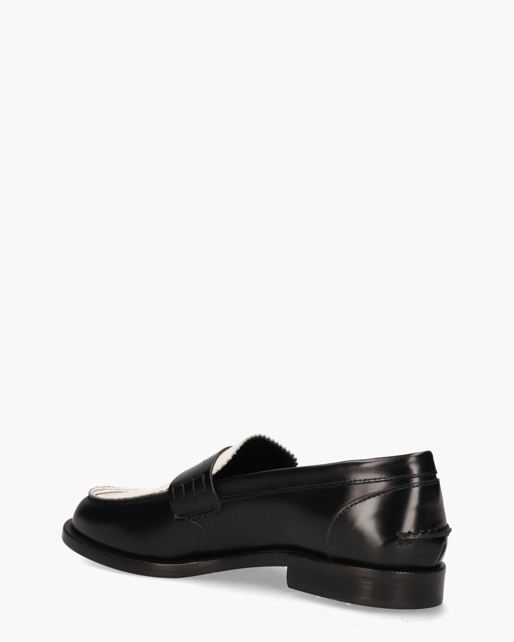 Di Lauro 4100 Zwart/Wit Damesloafers