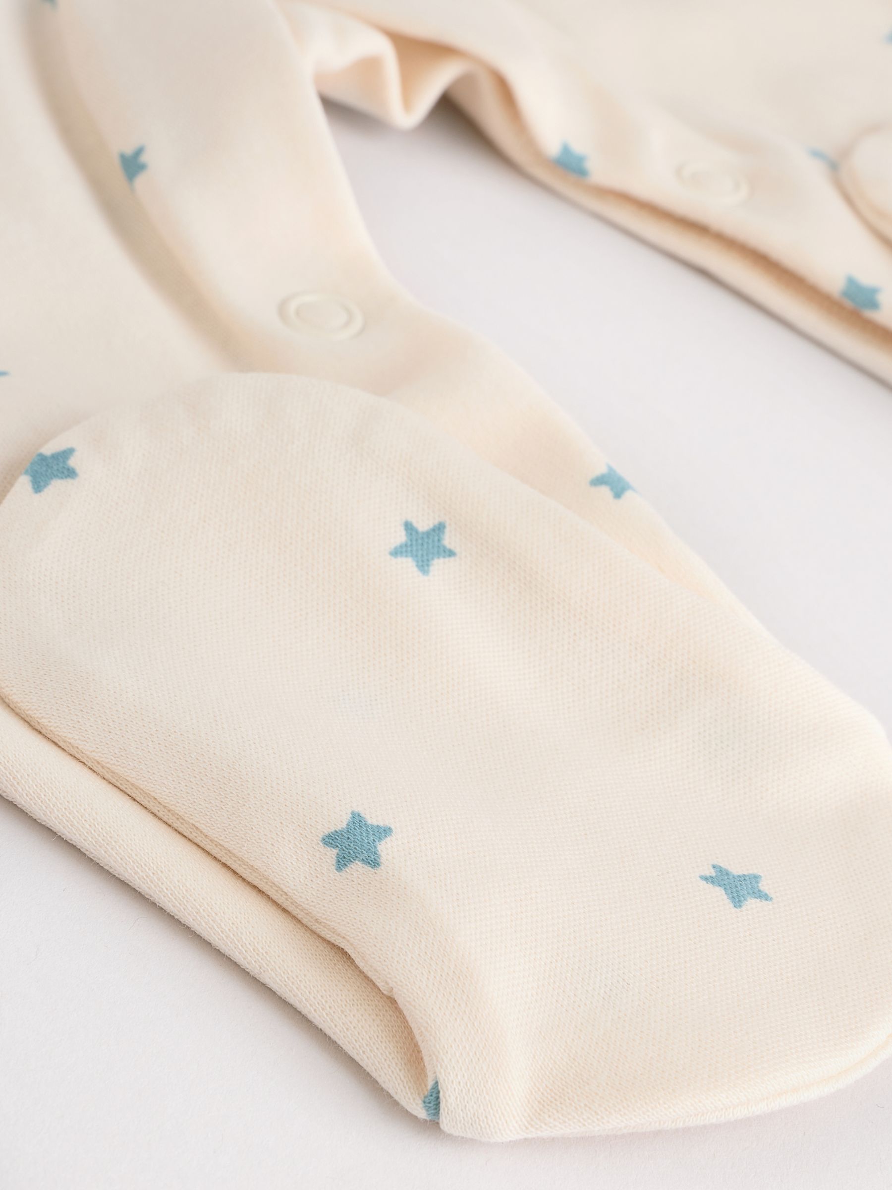 Blauw - Baby Pyjama, Bodysuit, muts en slabbetje 4 -delige set (0-12maanden)